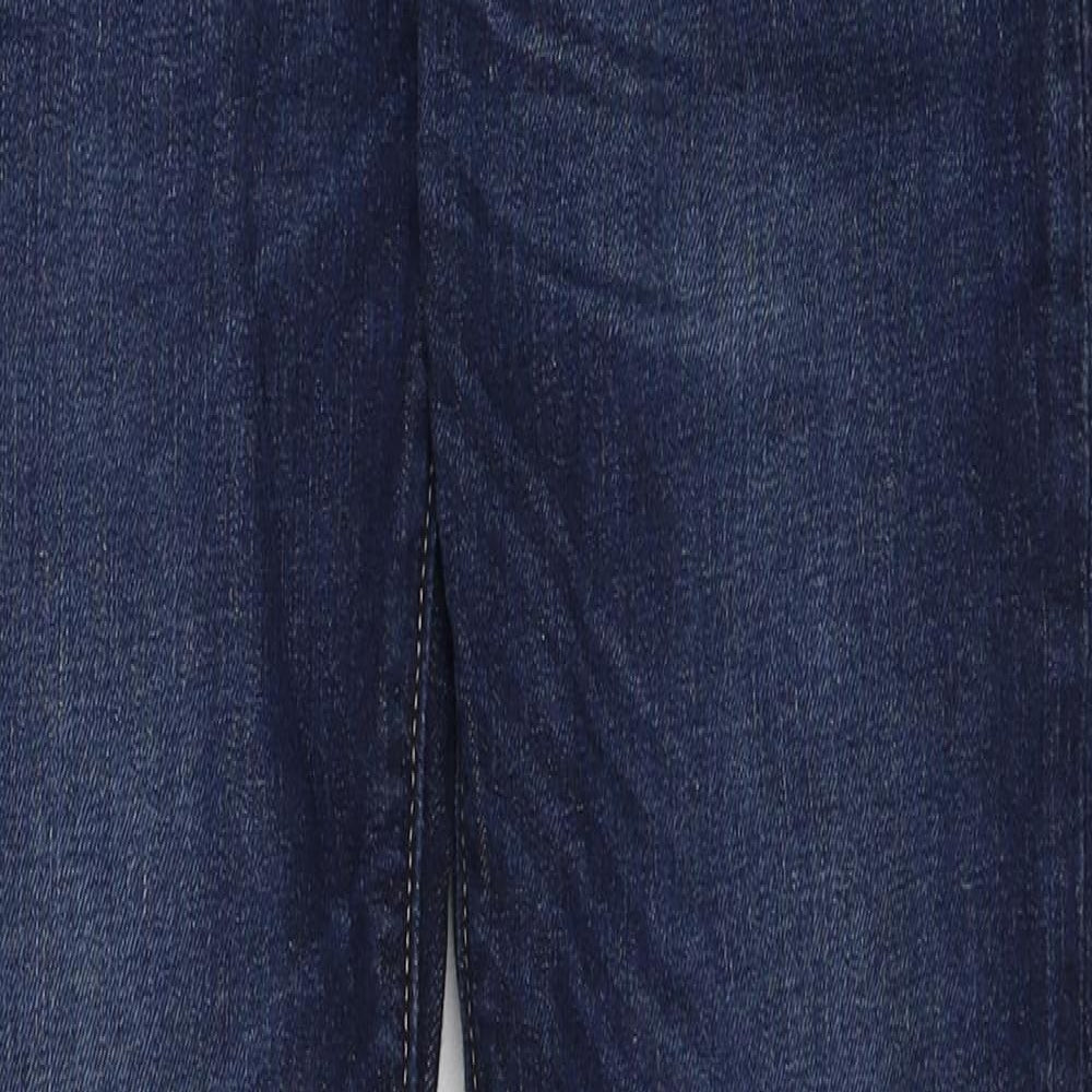 Signature by Levi Strauss & Co. Mens Blue Cotton Straight Jeans Size 28 in L32 in Regular Zip