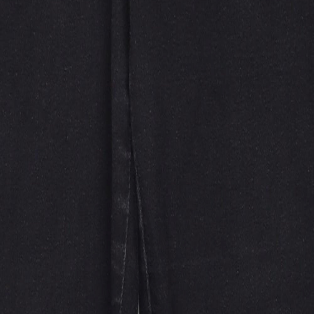 Marks and Spencer Womens Black Cotton Skinny Jeans Size 12 Regular