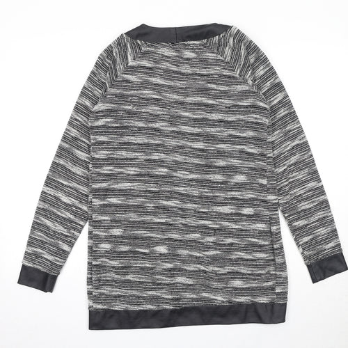 Only Womens Black V-Neck Polyester Cardigan Jumper Size S