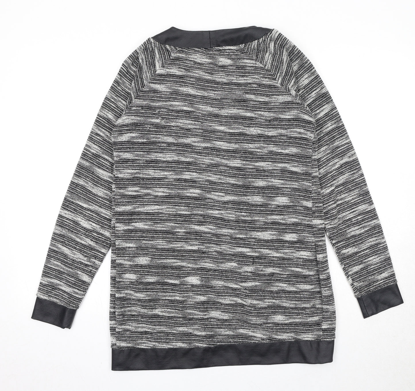 Only Womens Black V-Neck Polyester Cardigan Jumper Size S