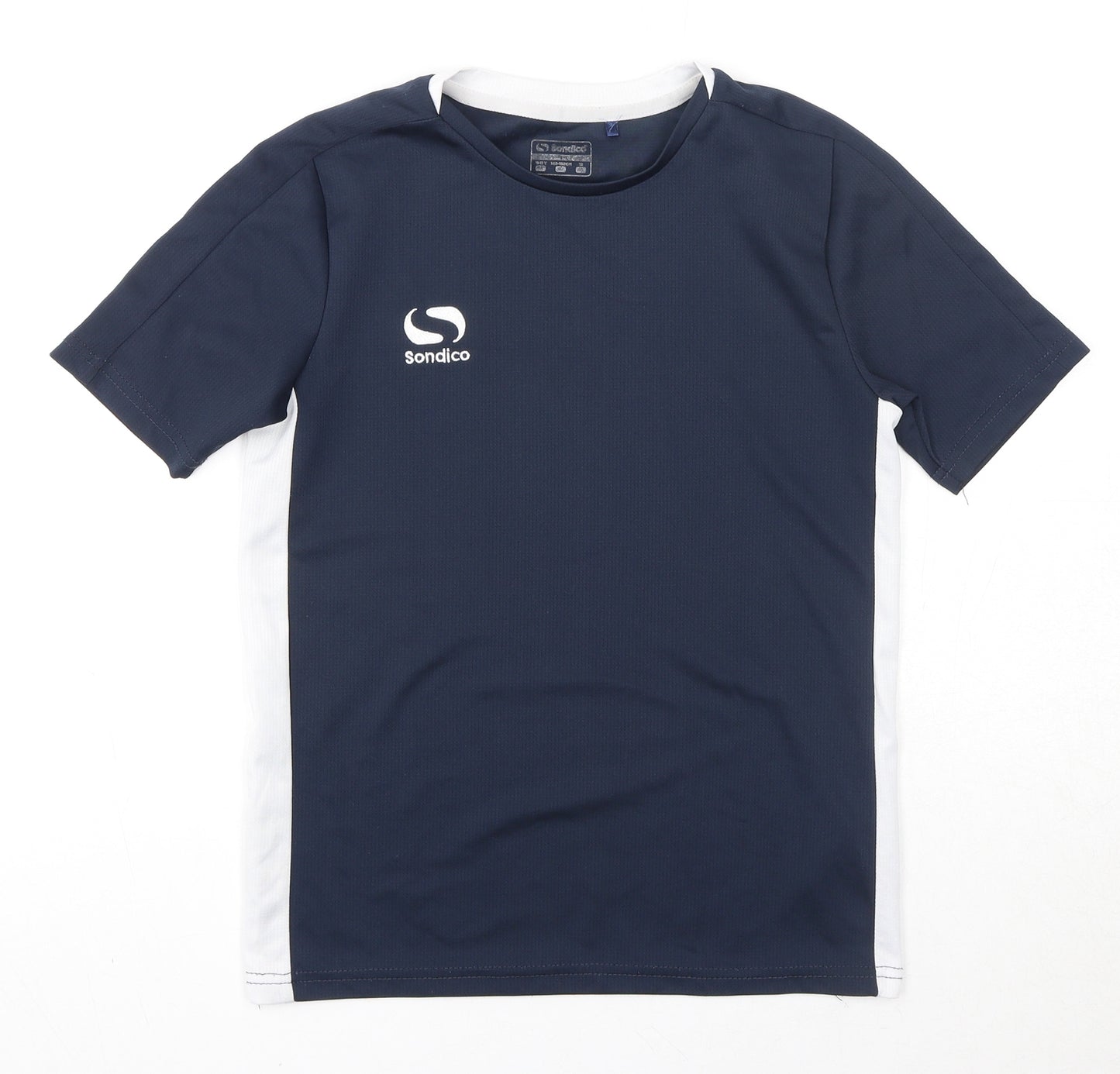 Sondico Boys Blue Polyester Pullover T-Shirt Size 11-12 Years Round Neck Pullover