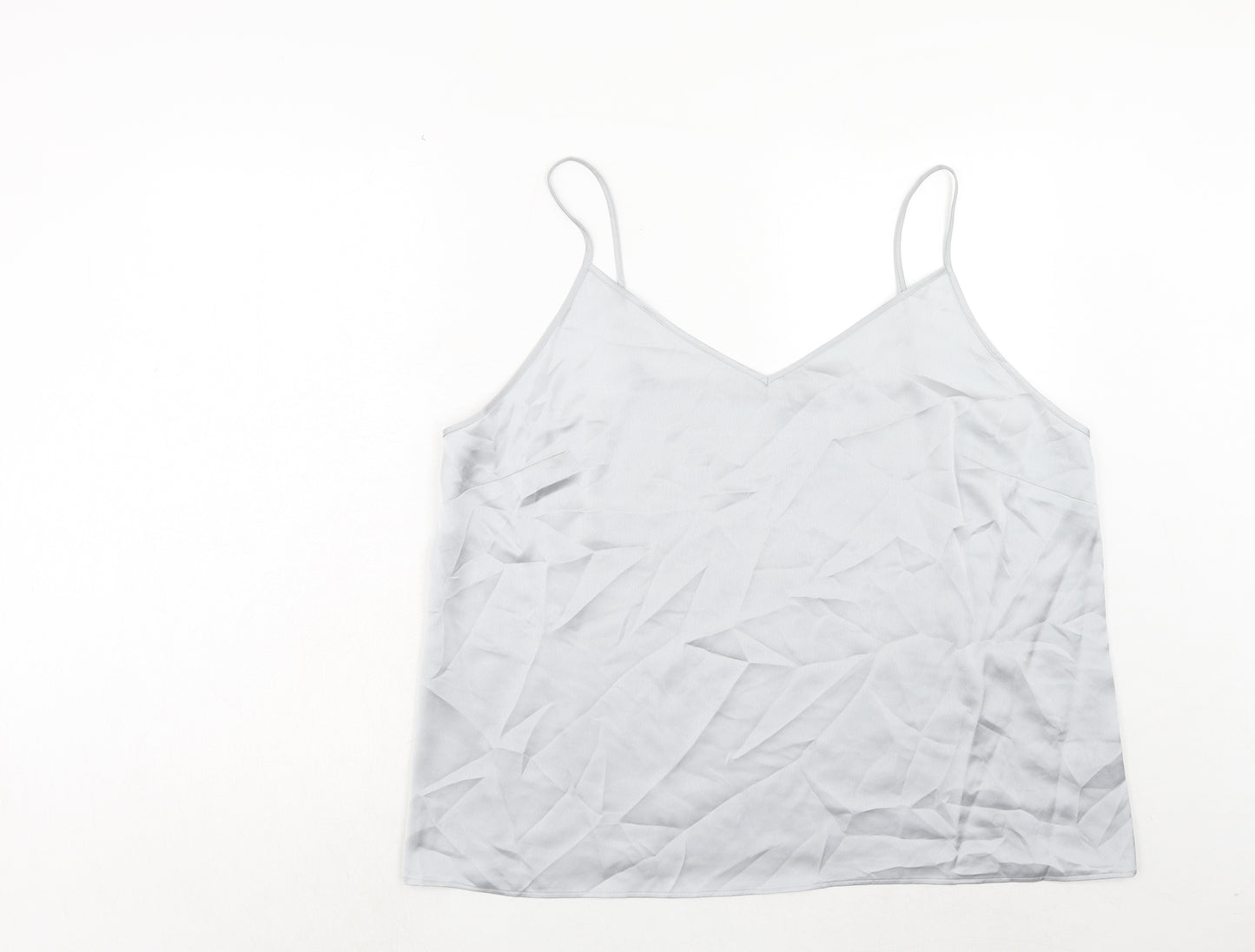 Marks and Spencer Womens Grey Polyester Camisole Tank Size 22 V-Neck