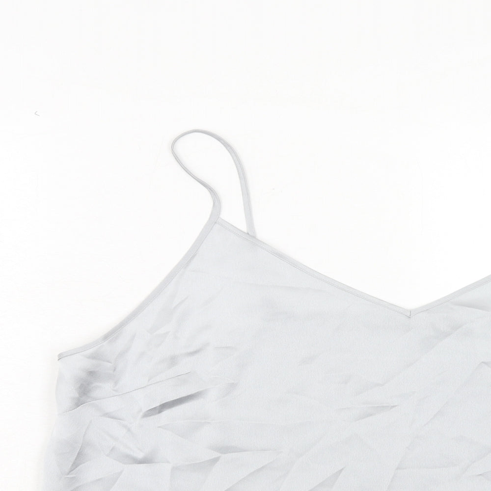 Marks and Spencer Womens Grey Polyester Camisole Tank Size 22 V-Neck