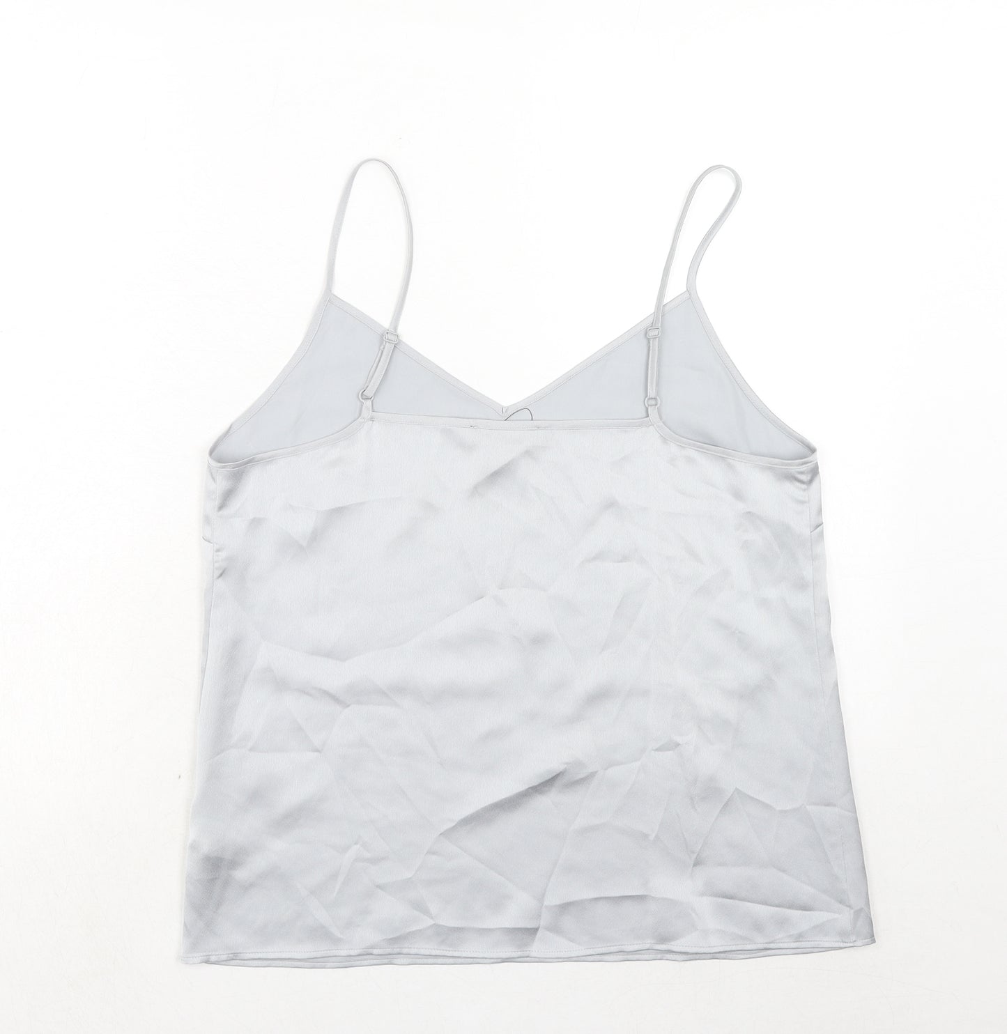 Marks and Spencer Womens Grey Polyester Camisole Tank Size 14 V-Neck