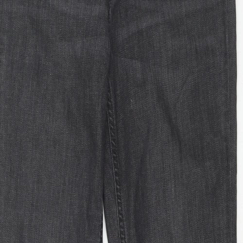 AllSaints Mens Grey Cotton Skinny Jeans Size 29 in Regular Zip