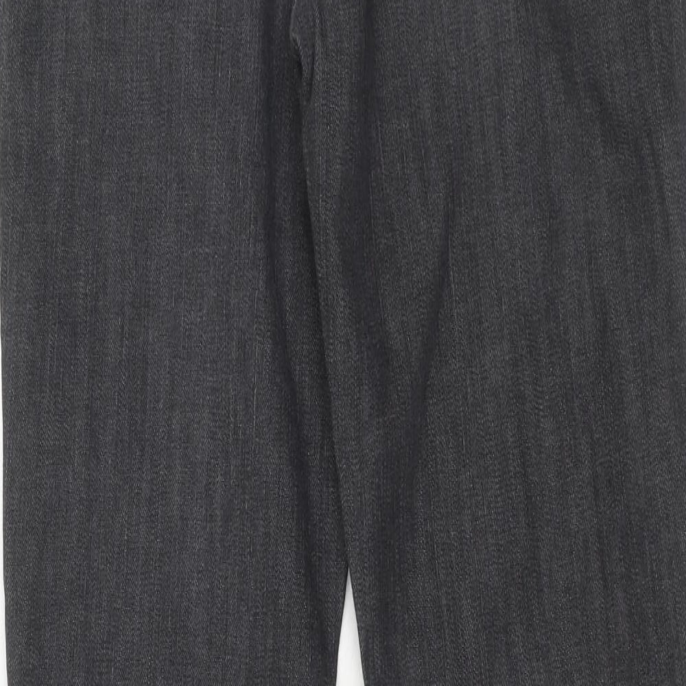 AllSaints Mens Grey Cotton Skinny Jeans Size 29 in Regular Zip