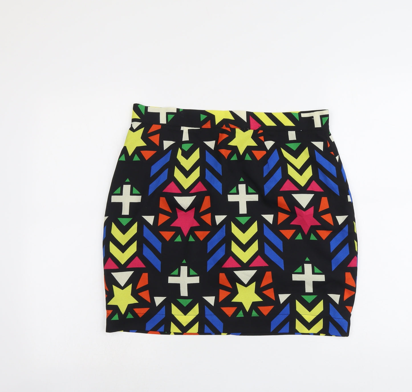 Rukky Simone Womens Multicoloured Geometric Polyester Bandage Set Size L Zip