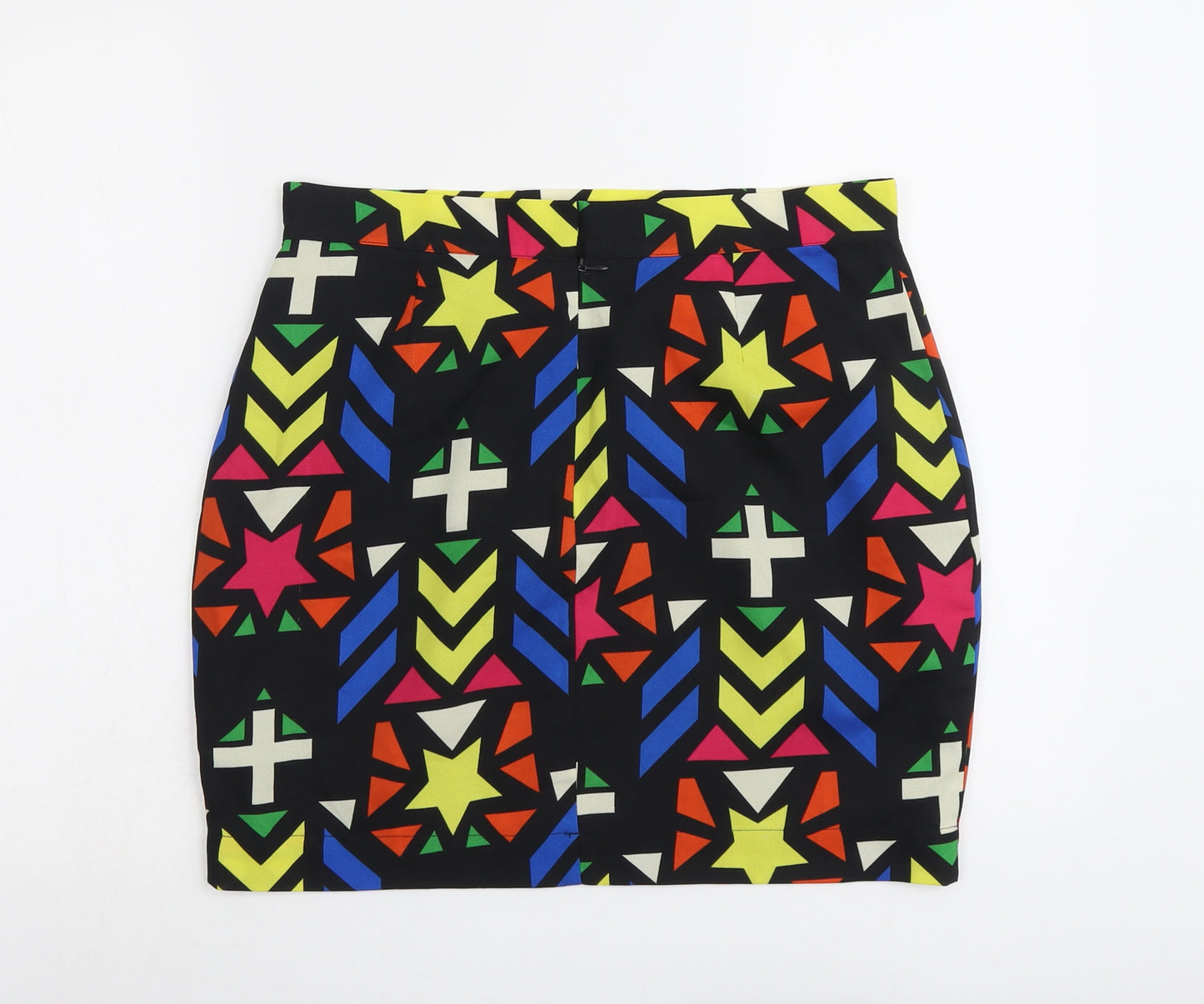 Rukky Simone Womens Multicoloured Geometric Polyester Bandage Set Size L Zip