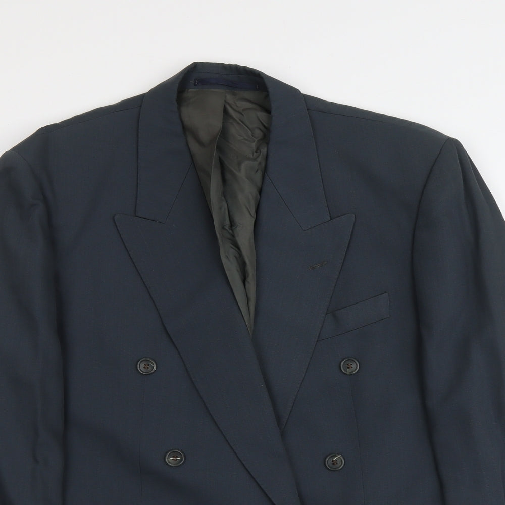 Baumler Mens Grey Wool Jacket Suit Jacket Size 42 Regular