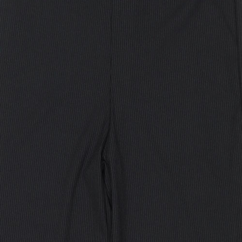 Alexara Womens Black Polyester Trousers Size M Regular