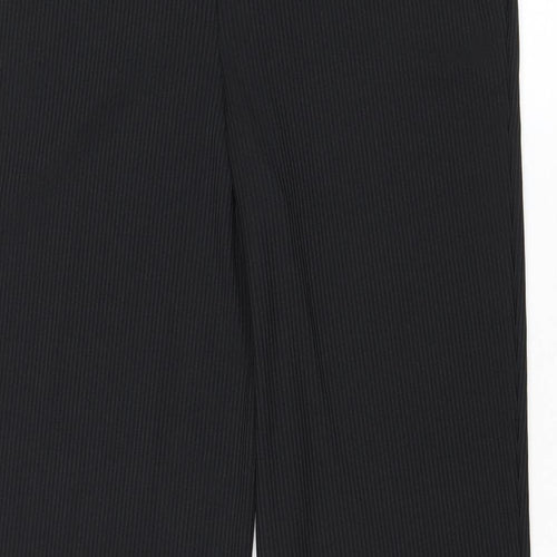 Alexara Womens Black Polyester Trousers Size M Regular