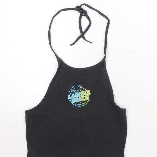 Divided by H&M Womens Grey Cotton Basic Tank Size S Halter - Laguna Beach California