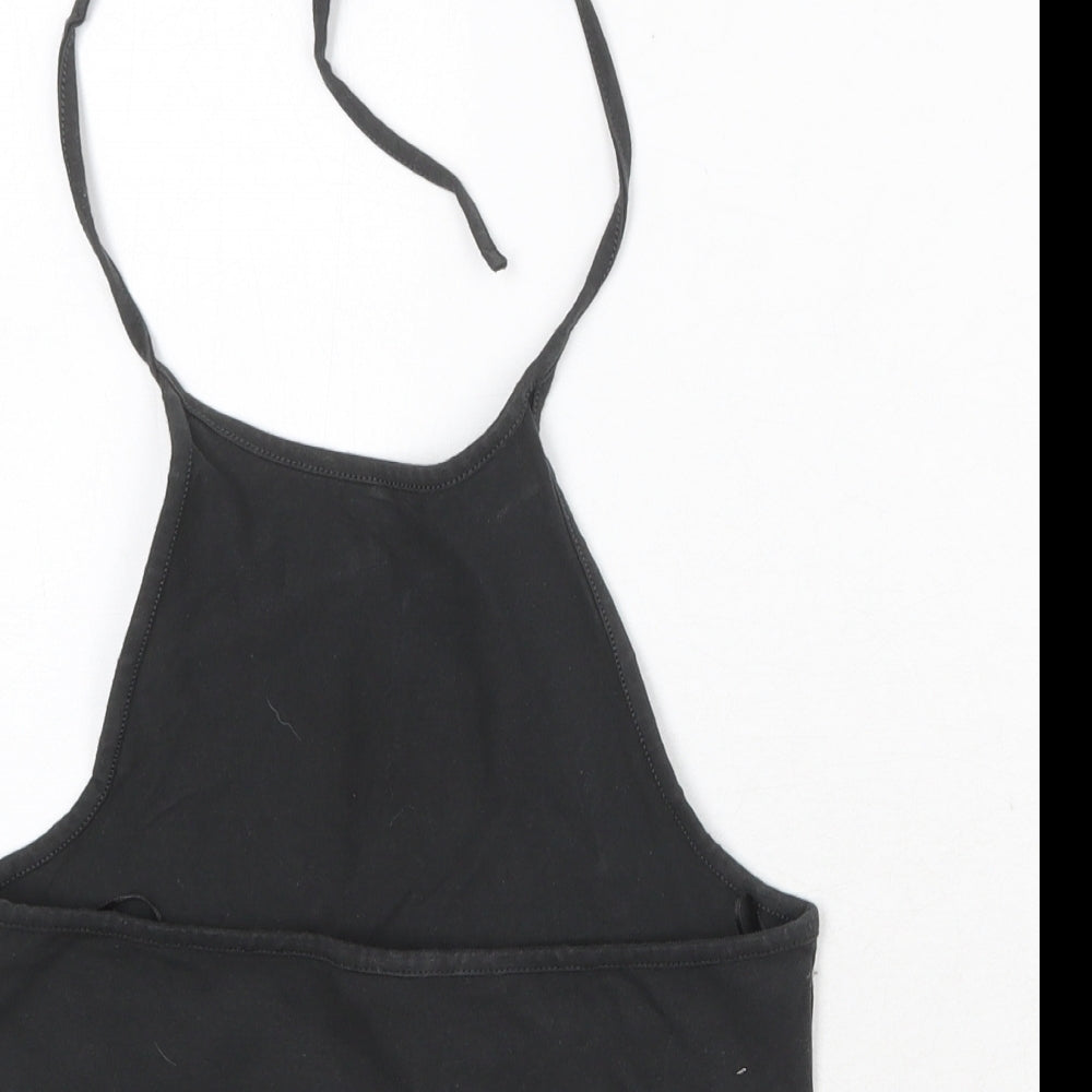 Divided by H&M Womens Grey Cotton Basic Tank Size S Halter - Laguna Beach California