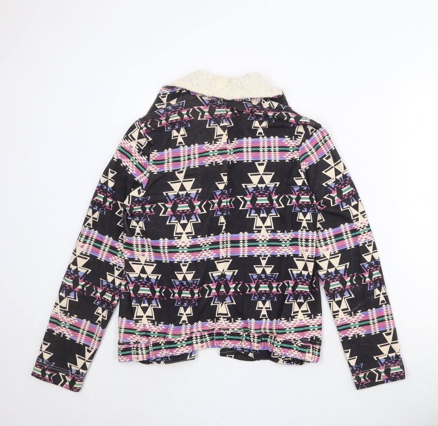 River Island Womens Multicoloured Geometric Kimono Jacket Size 12