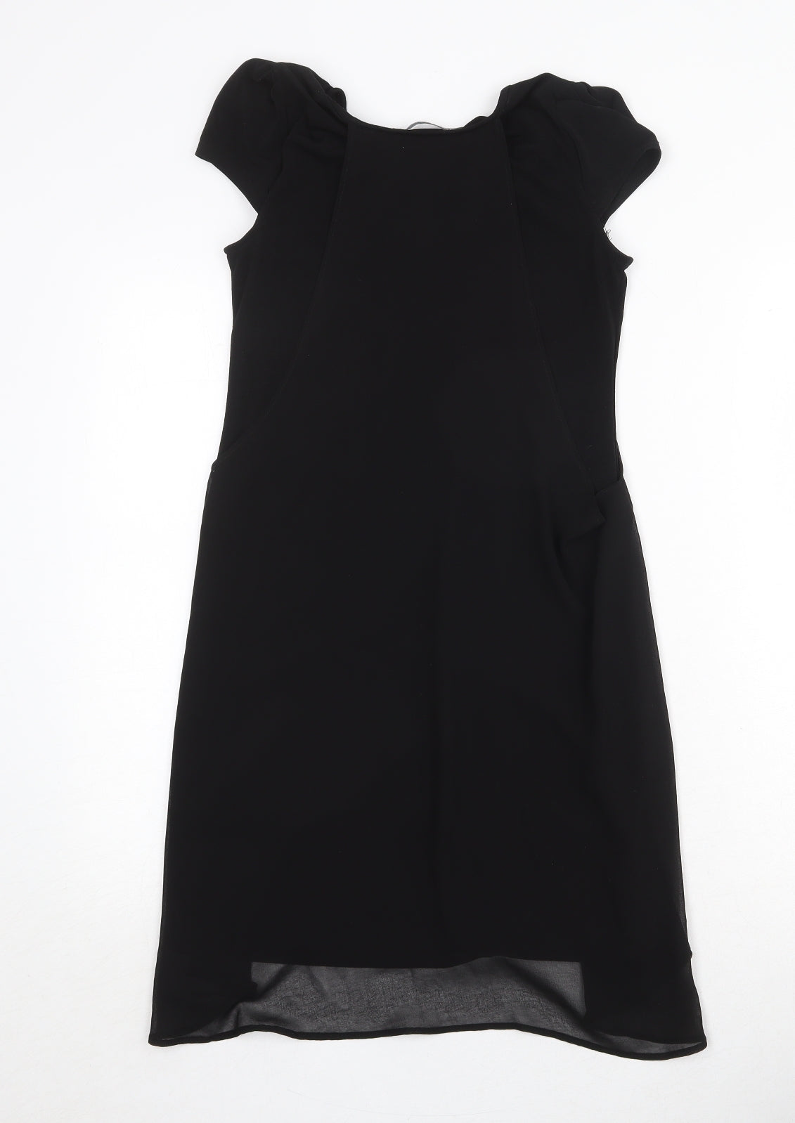 Rinascimento Womens Black Polyester Trapeze & Swing Size S Round Neck Pullover