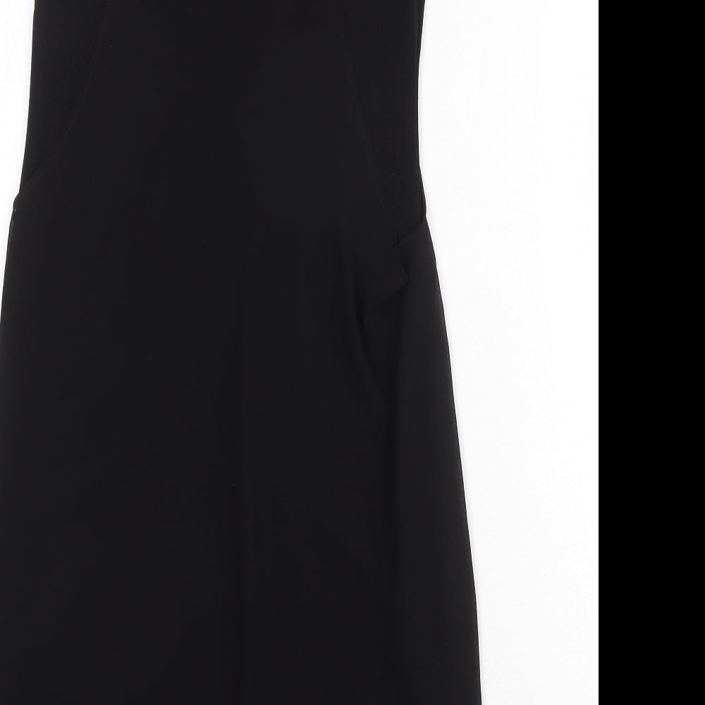 Rinascimento Womens Black Polyester Trapeze & Swing Size S Round Neck Pullover