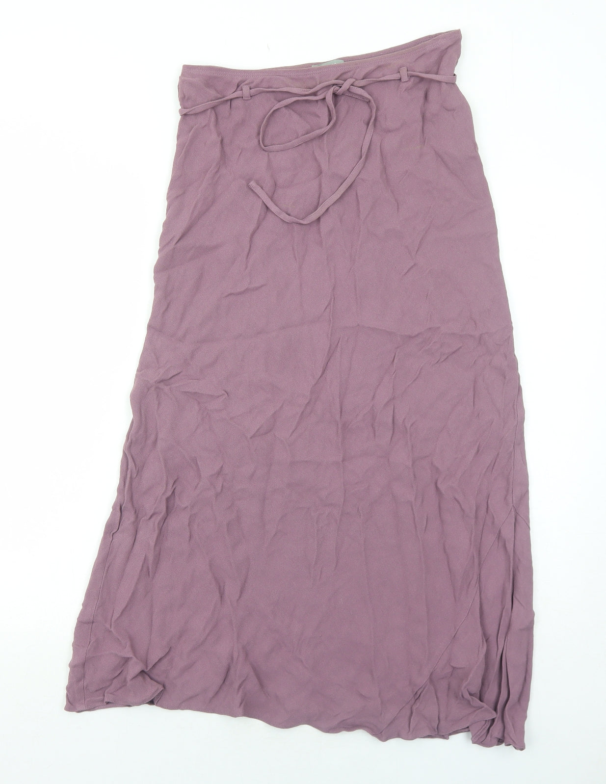 Per Una Womens Purple Viscose Peasant Skirt Size 14