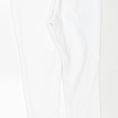 NEXT Womens White Cotton Jegging Jeans Size 10 Regular