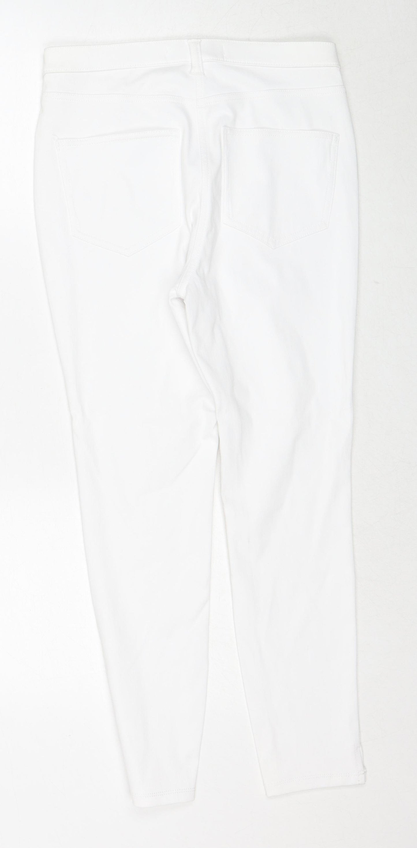 NEXT Womens White Cotton Jegging Jeans Size 10 Regular