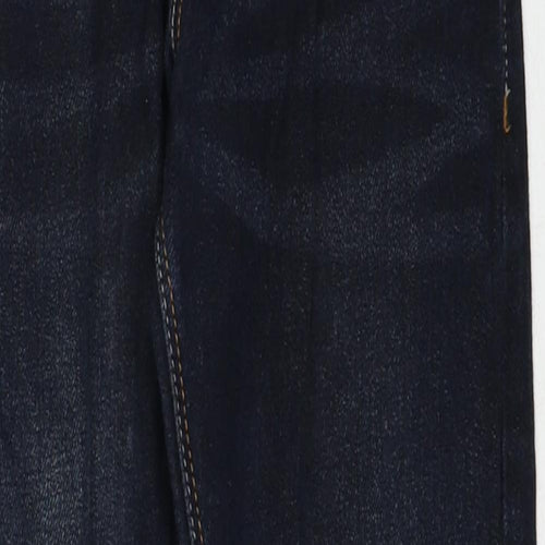 NEXT Boys Blue Cotton Straight Jeans Size 8 Years Regular Zip