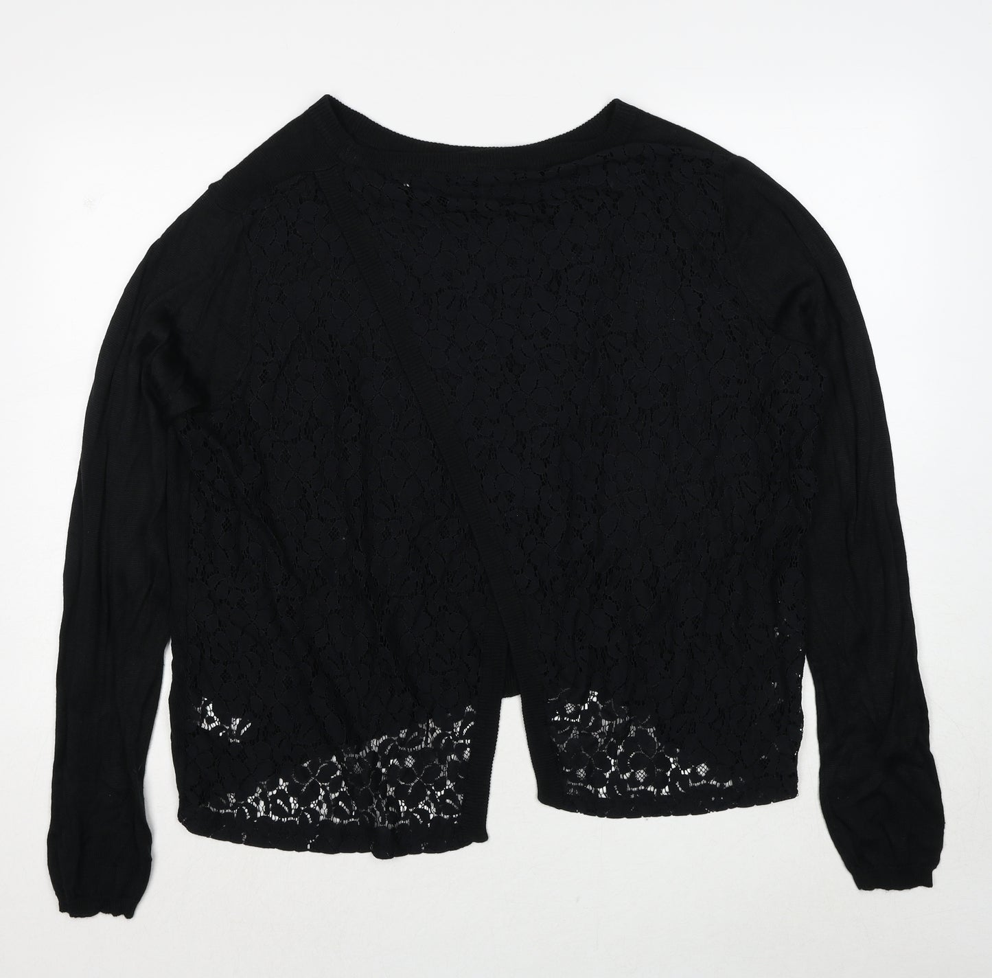 Anthology Womens Black Round Neck Acrylic Pullover Jumper Size 20 - Size 20-22