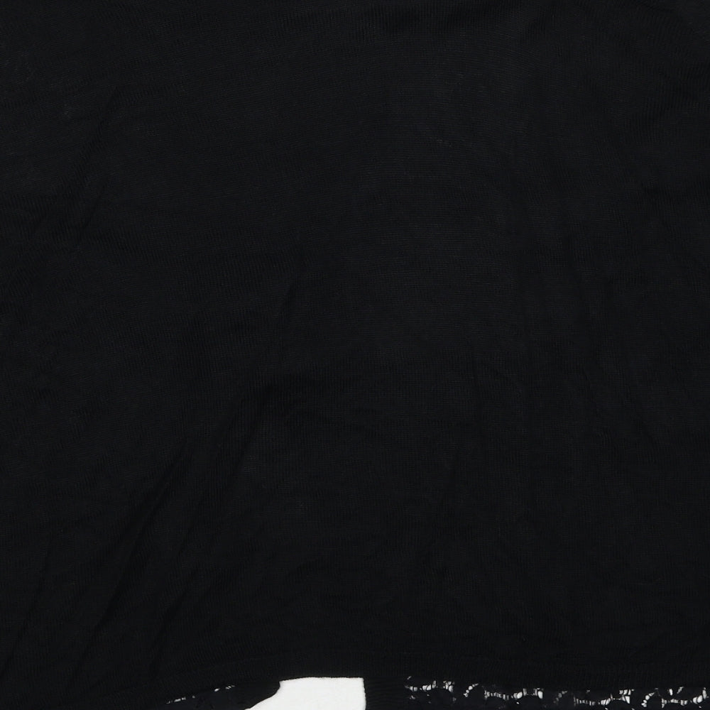 Anthology Womens Black Round Neck Acrylic Pullover Jumper Size 20 - Size 20-22