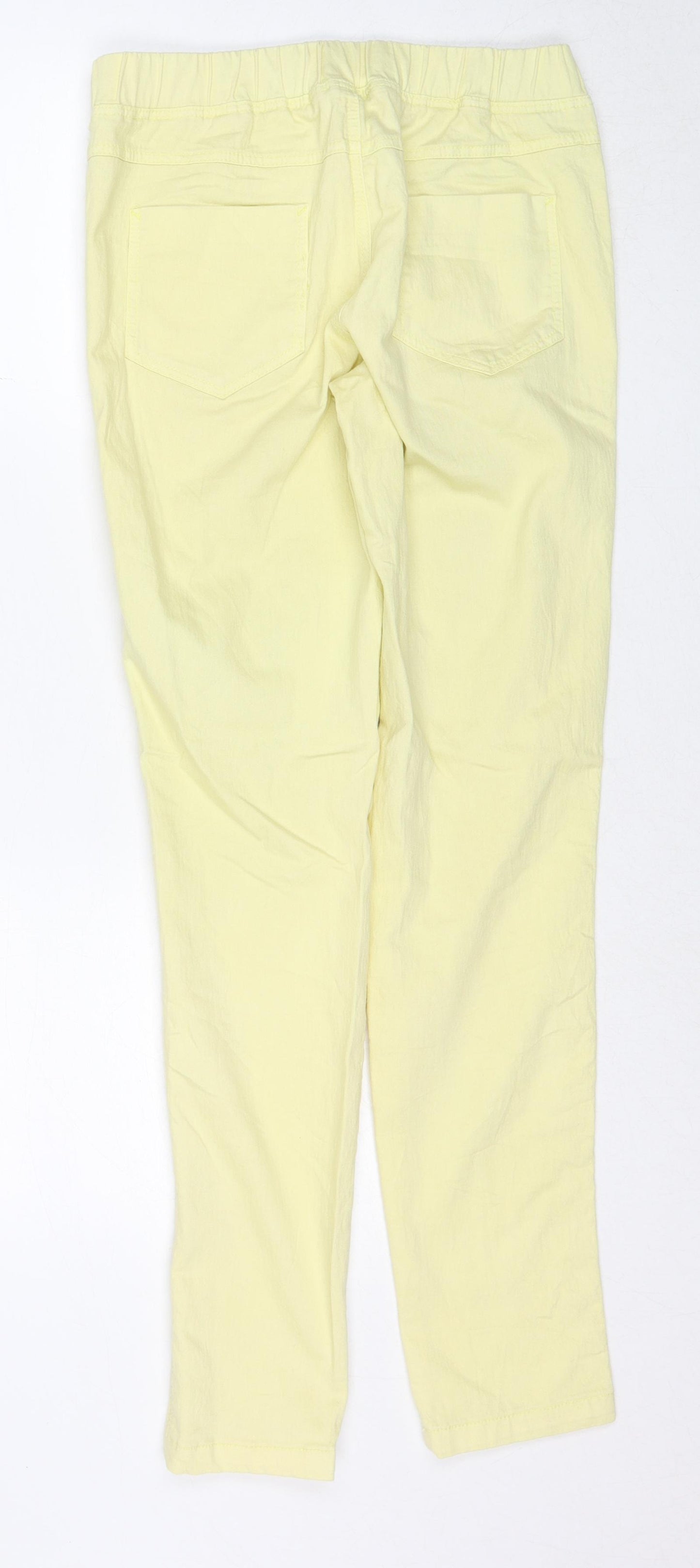 Clockhouse Womens Yellow Cotton Jegging Jeans Size 12 Regular