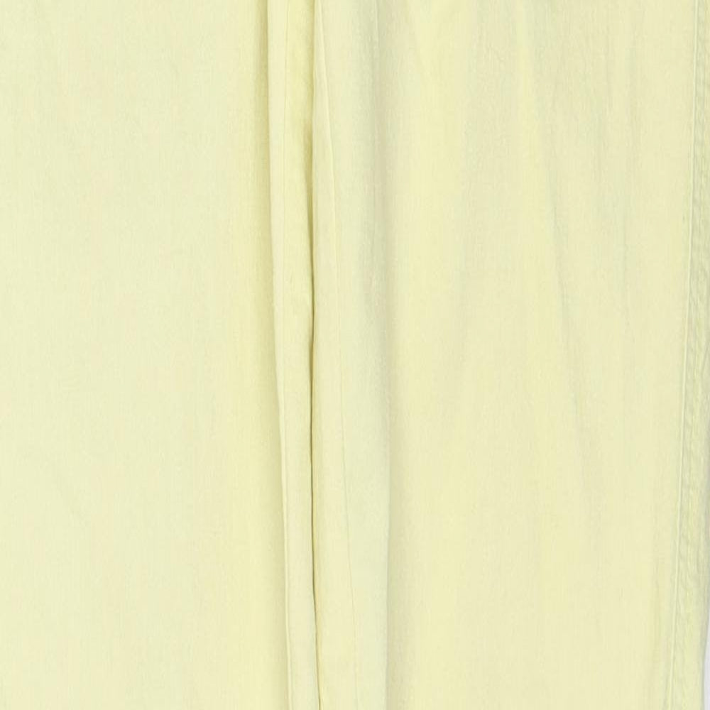 Clockhouse Womens Yellow Cotton Jegging Jeans Size 12 Regular