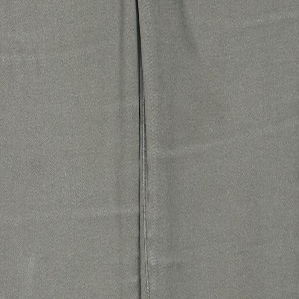 Piaza Italia Womens Grey Cotton Skinny Jeans Size 16 Regular Zip