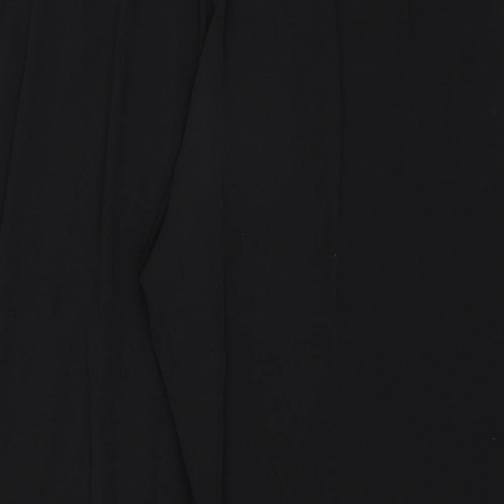 Max Studio Womens Black Polyester Trousers Size 22 Regular