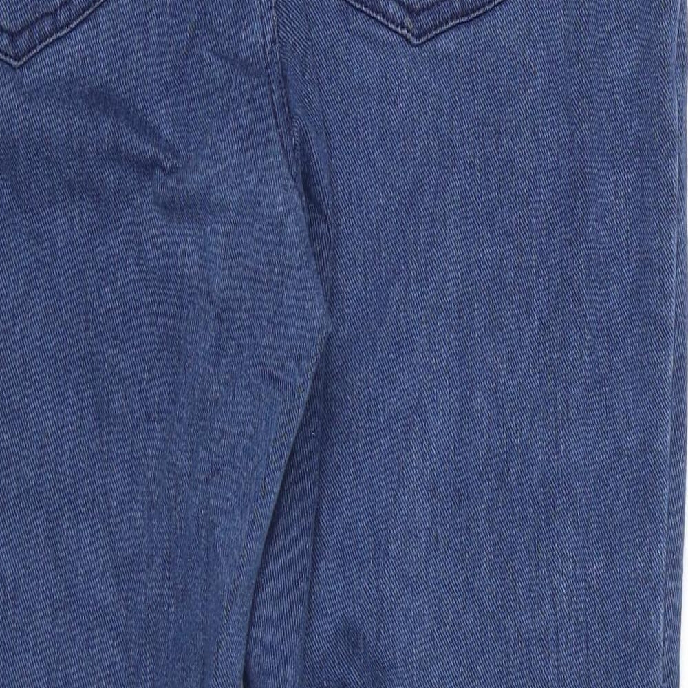 Marks and Spencer Womens Blue Cotton Jegging Jeans Size 16 Regular