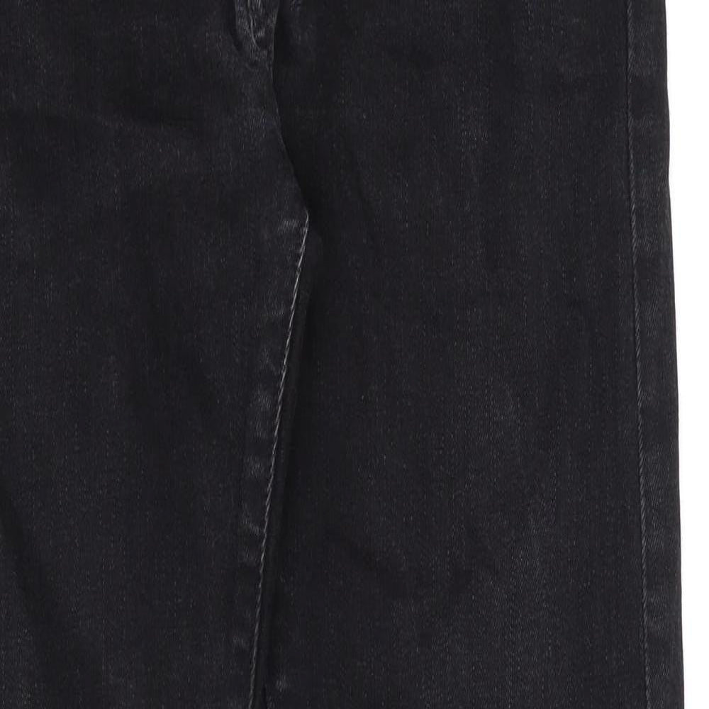 Levi's Mens Black Cotton Straight Jeans Size 32 in L34 in Regular Zip