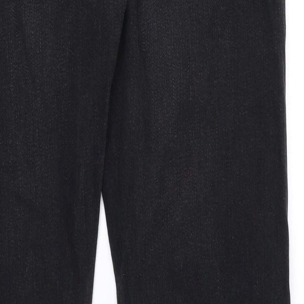 Levi's Mens Black Cotton Straight Jeans Size 32 in L34 in Regular Zip