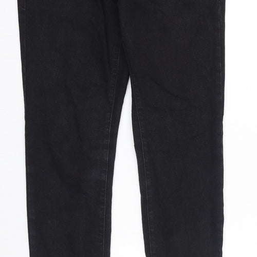 Topman Mens Blue Cotton Skinny Jeans Size 32 in Regular Zip