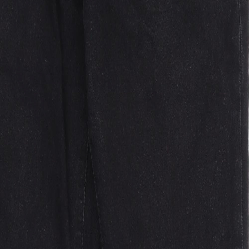 Topman Mens Blue Cotton Skinny Jeans Size 32 in Regular Zip