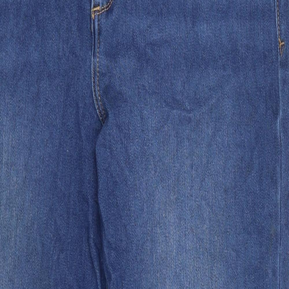 Gap Womens Blue Cotton Skinny Jeans Size 32 in Regular Zip