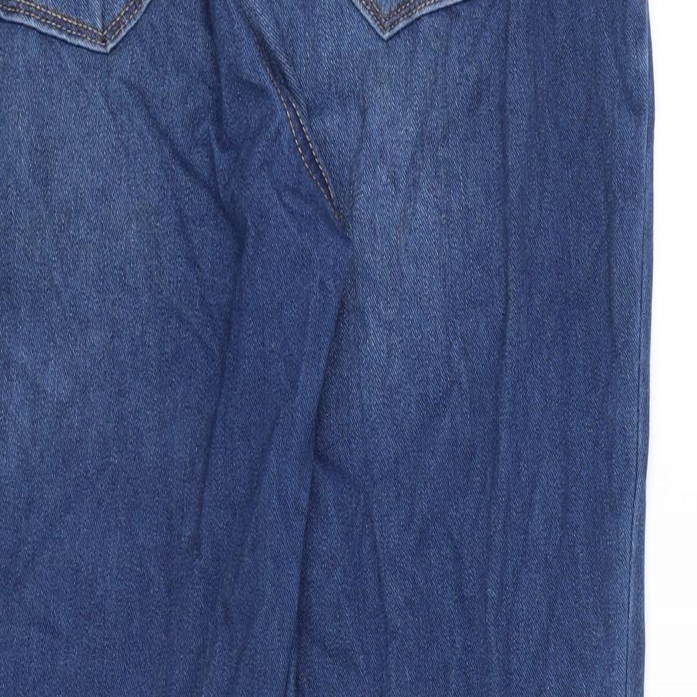 Gap Womens Blue Cotton Skinny Jeans Size 32 in Regular Zip