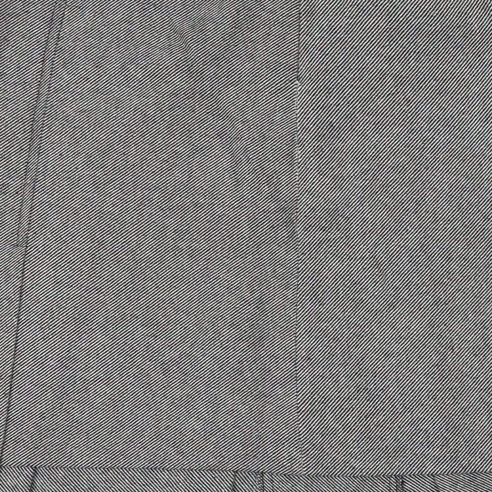 Topshop Womens Grey Acrylic Pleated Skirt Size 12 Zip