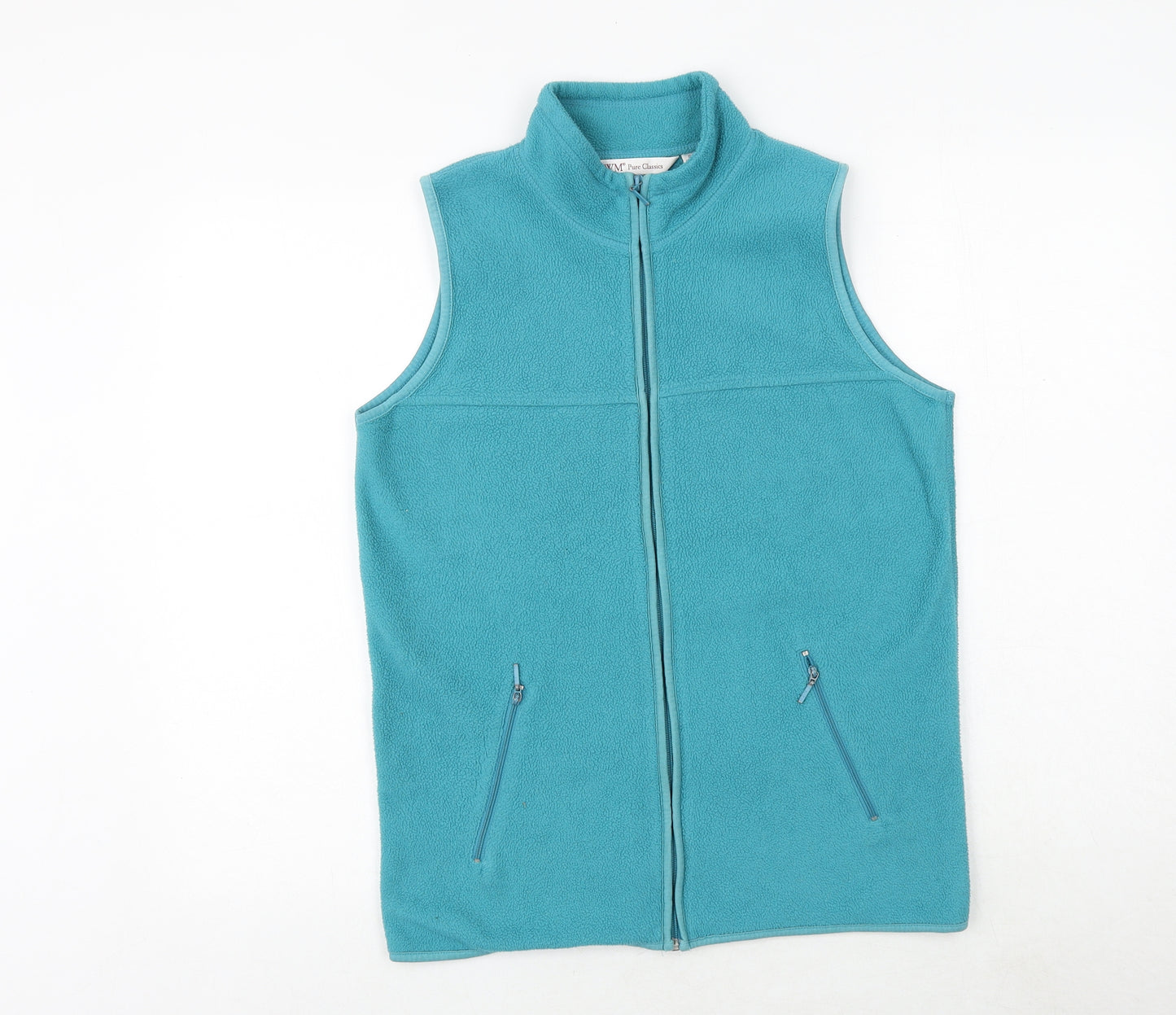 EWM Womens Blue Gilet Jacket Size S Zip