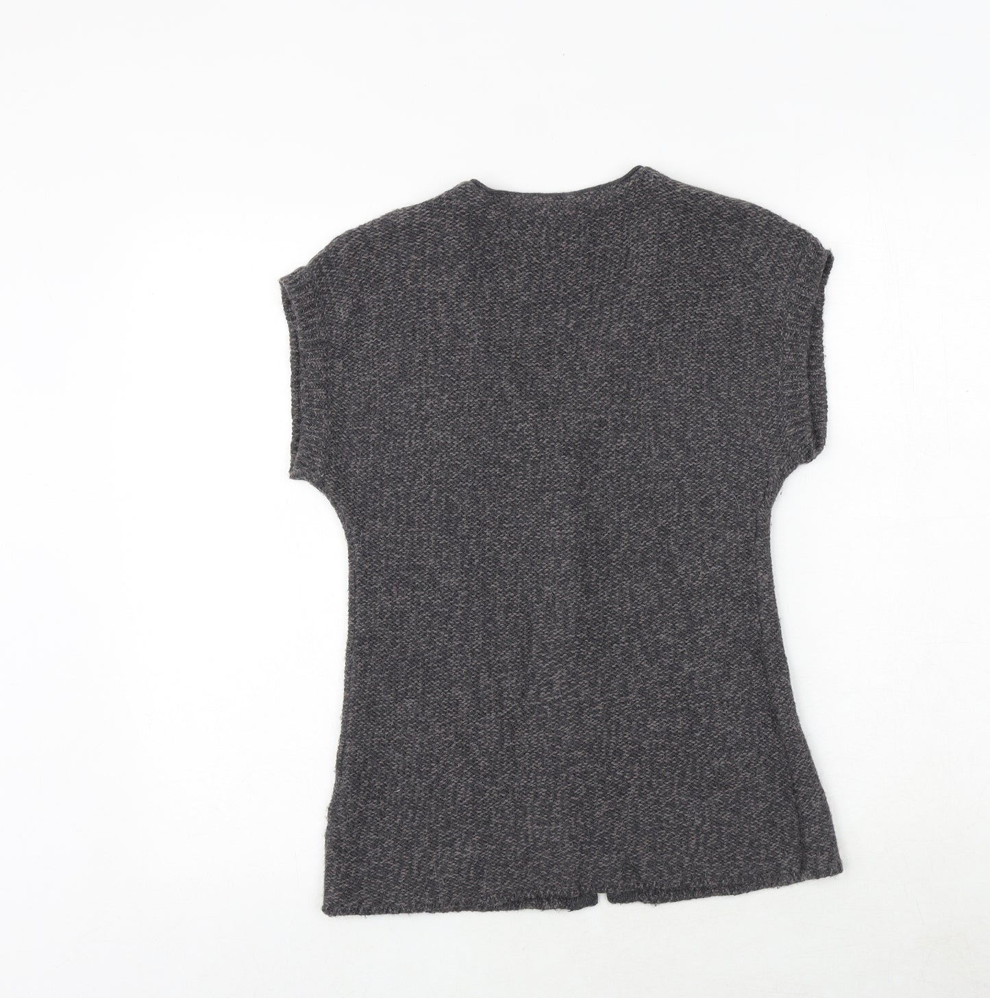 Somewhere Womens Brown V-Neck Polyamide Cardigan Jumper Size 6 - Size 6-8