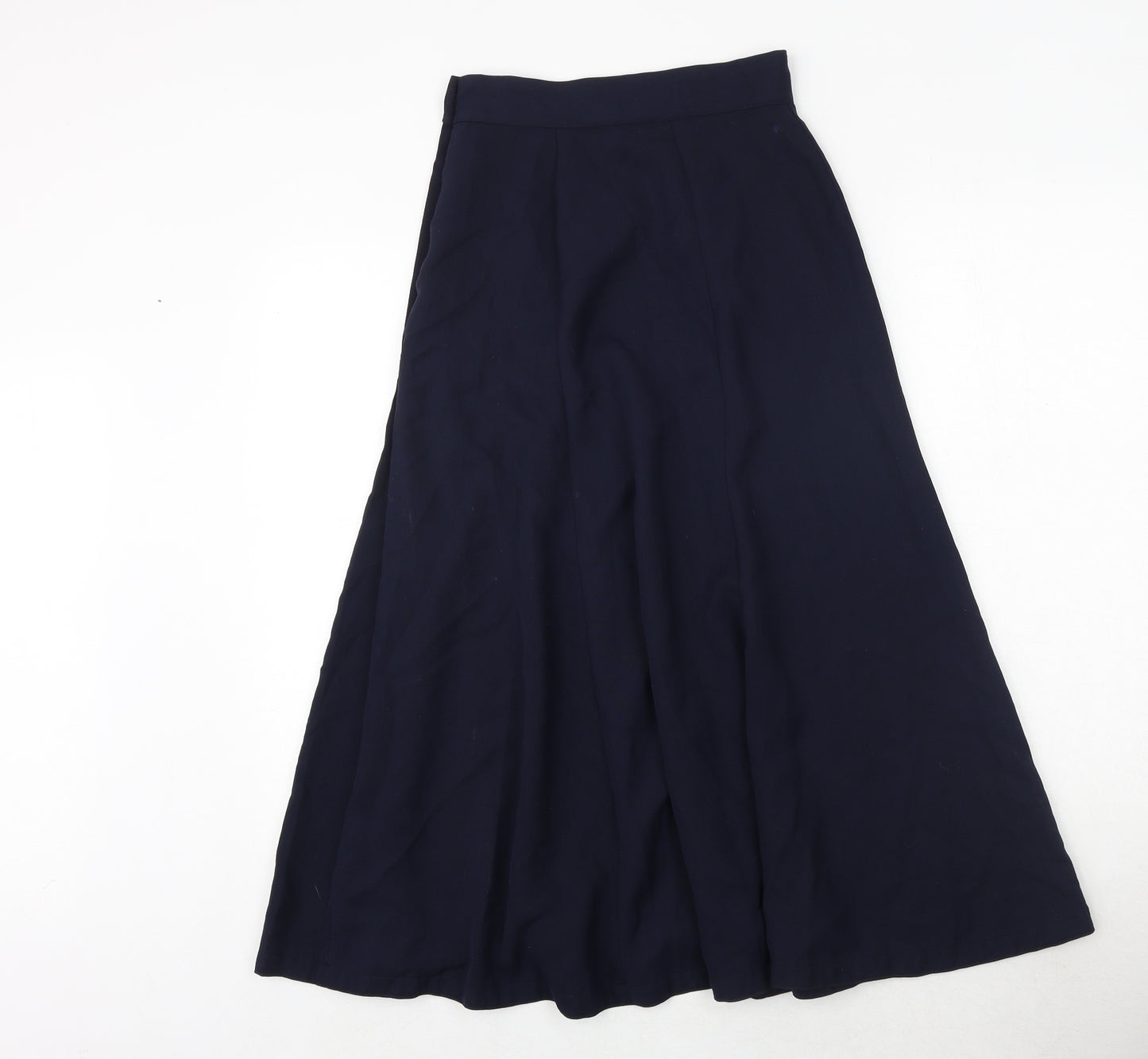 Hobbs Womens Blue Polyester Swing Skirt Size 8 Button