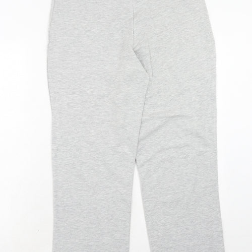 Damart Womens Grey Cotton Jogger Trousers Size 14 L27 in Regular - Size 14-16