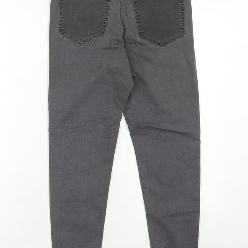 Marks and Spencer Womens Grey Cotton Jegging Jeans Size 10 Regular