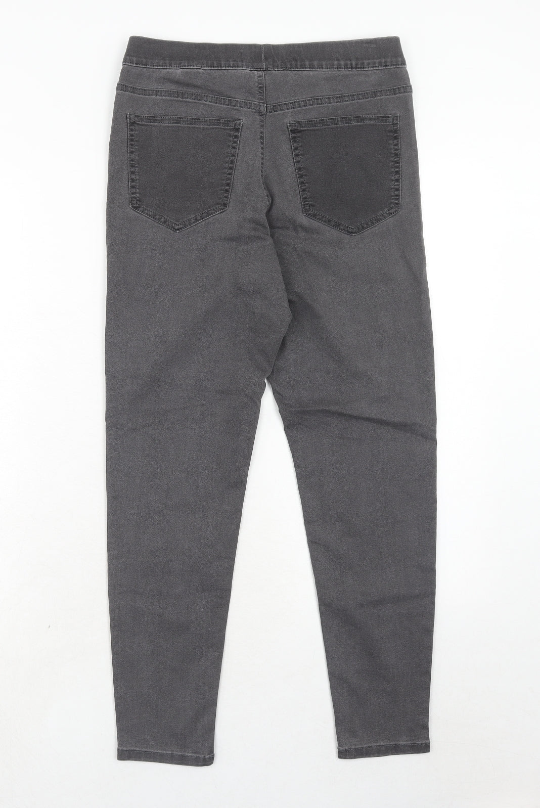 Marks and Spencer Womens Grey Cotton Jegging Jeans Size 10 Regular