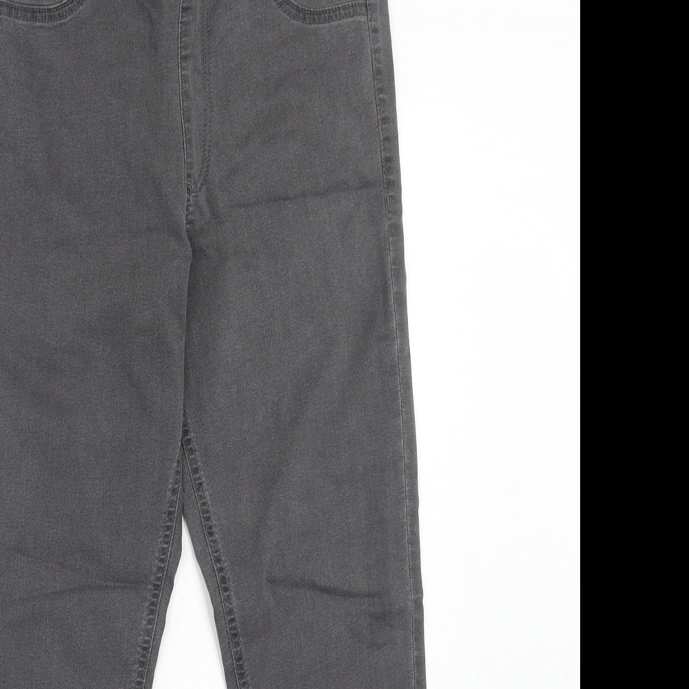 Marks and Spencer Womens Grey Cotton Jegging Jeans Size 10 Regular
