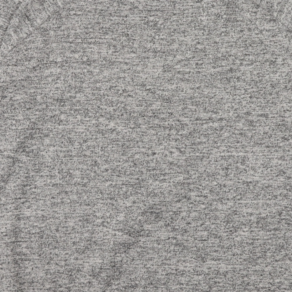 River Island Womens Grey Round Neck Polyester Pullover Jumper Size 8