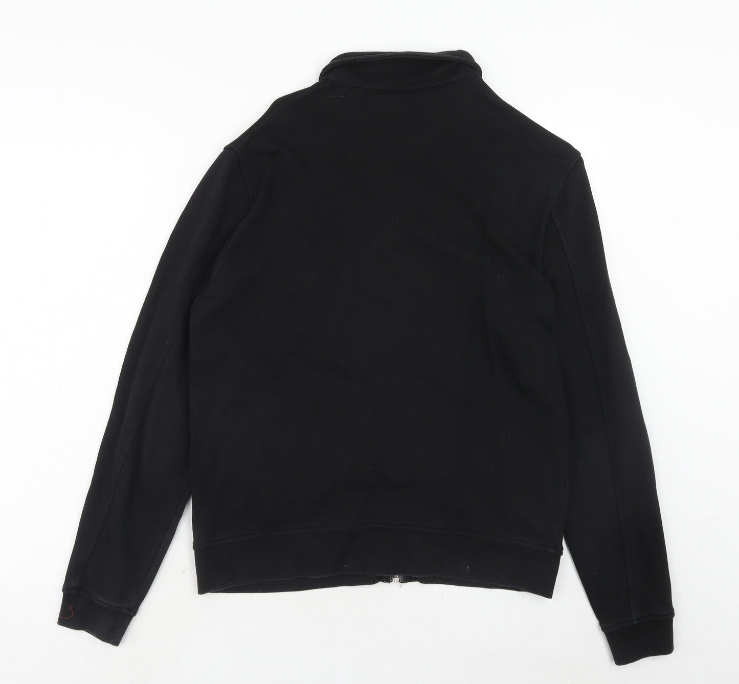 ASOS Mens Black Cotton Full Zip Sweatshirt Size M