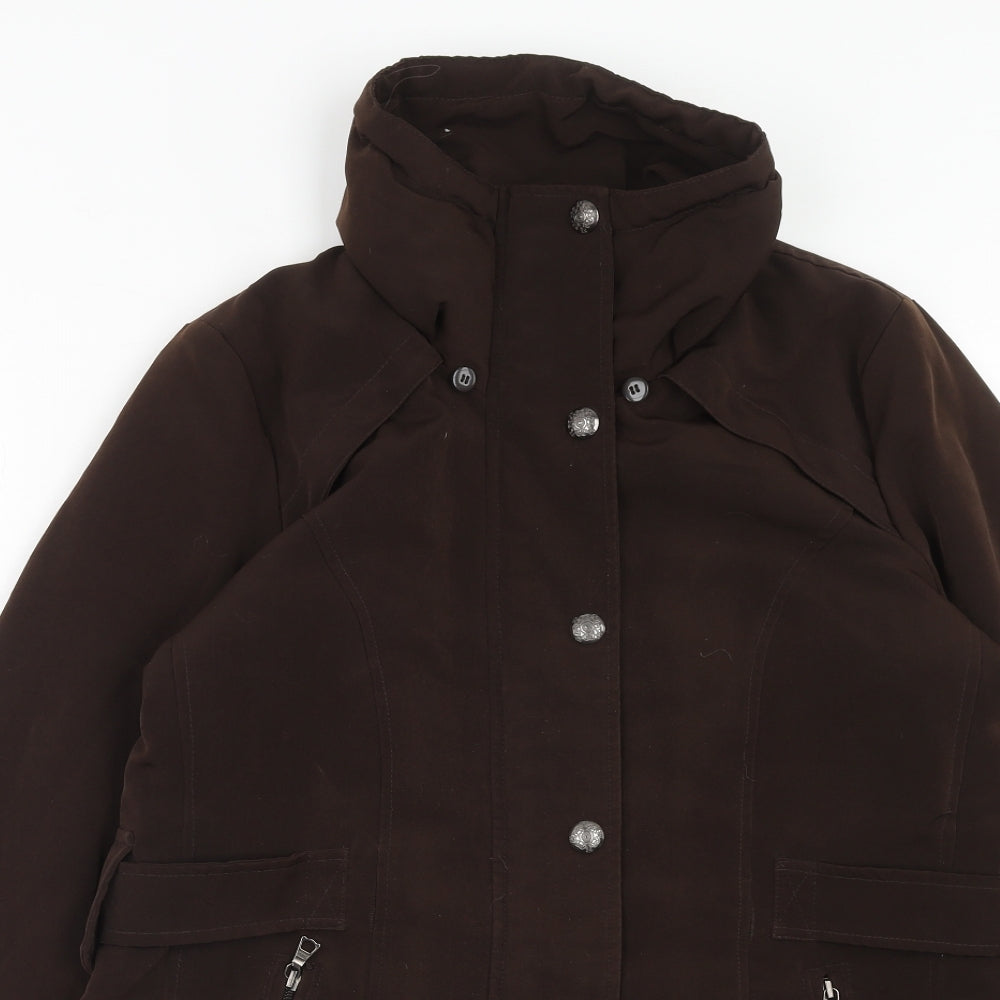 Bic chill Womens Brown Jacket Size M Zip
