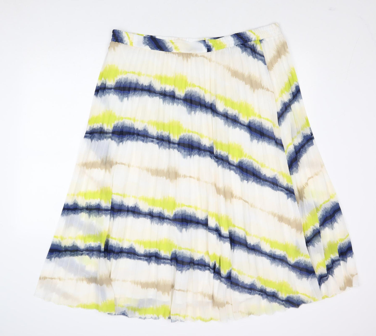 Marks and Spencer Womens Multicoloured Geometric Polyester Swing Skirt Size 22