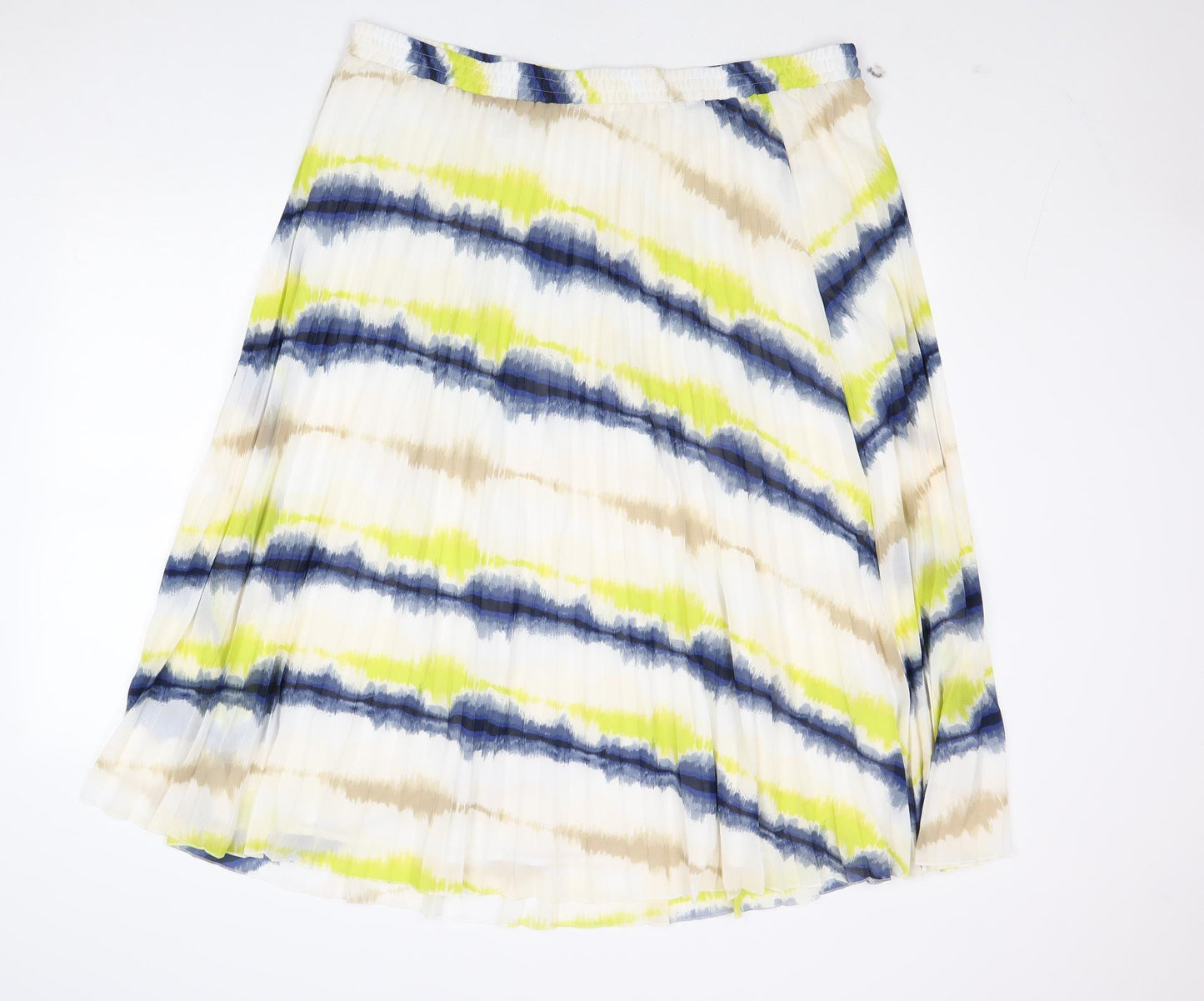 Marks and Spencer Womens Multicoloured Geometric Polyester Swing Skirt Size 22